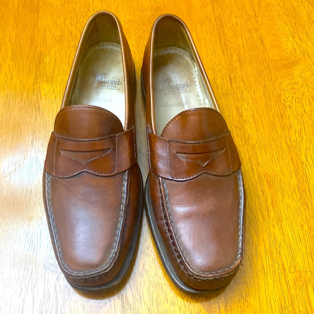 Allen Edmonds Hanover brown loafers